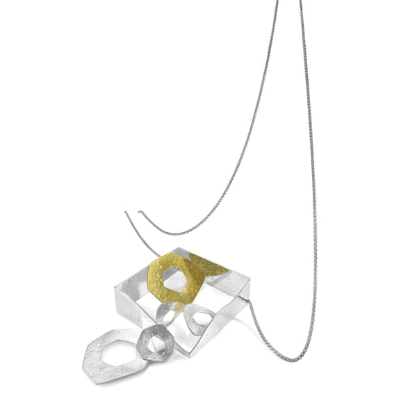 Overflowed Enclosure Necklace