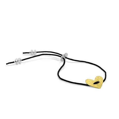 Gold "Heart" Friendship Bracelet