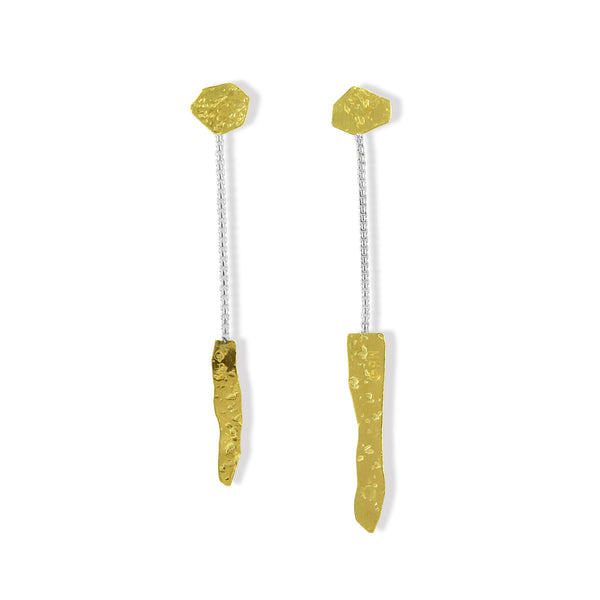 Sunrays Long Earring PAIR by Maria Blondet Jewelry